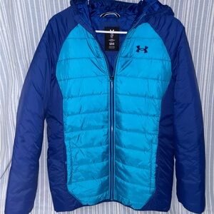 Under Armour Vibrant Blue puffer YXL